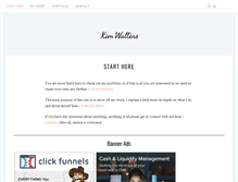 Tablet Screenshot of kimwalters.com